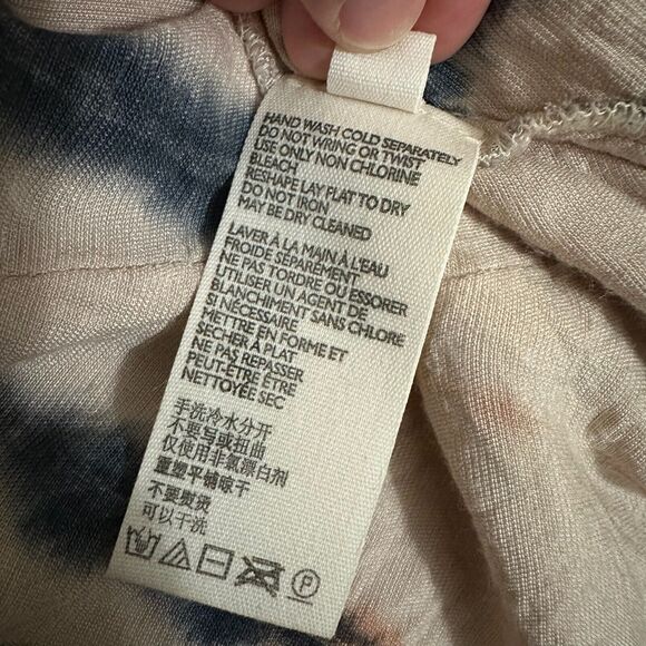 FREE PEOPLE Serious Swagger Maxi Skirt Tie Dye Velvet Pull On NWOT - Picture 9 of 10